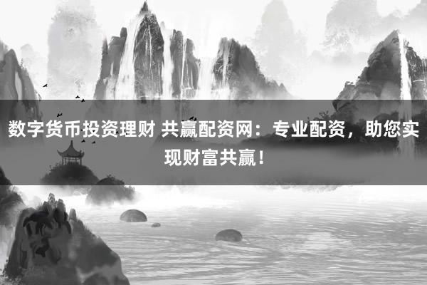 数字货币投资理财 共赢配资网：专业配资，助您实现财富共赢！